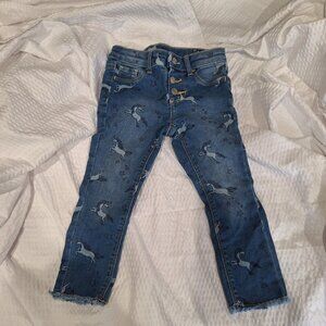 jeans with unicorns 3T